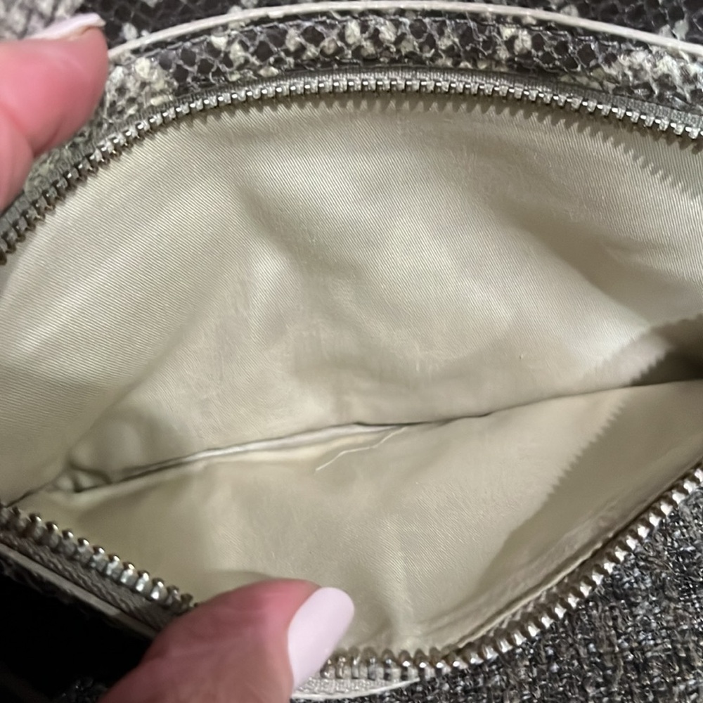 Euc Calvin Klein Python Leather Crossbody - image 6